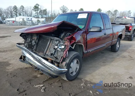 1997 Chevrolet K1500 Fleetside z USA, uszkodzony, nr VIN 1GCEK19M8VE268770